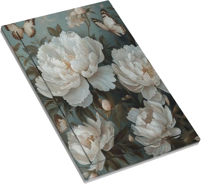 Decorative Art Light Switch Covers Butterflies & Peonies 1 Gang No Device Blank Switchplate Electrical Faceplate for Home Decor