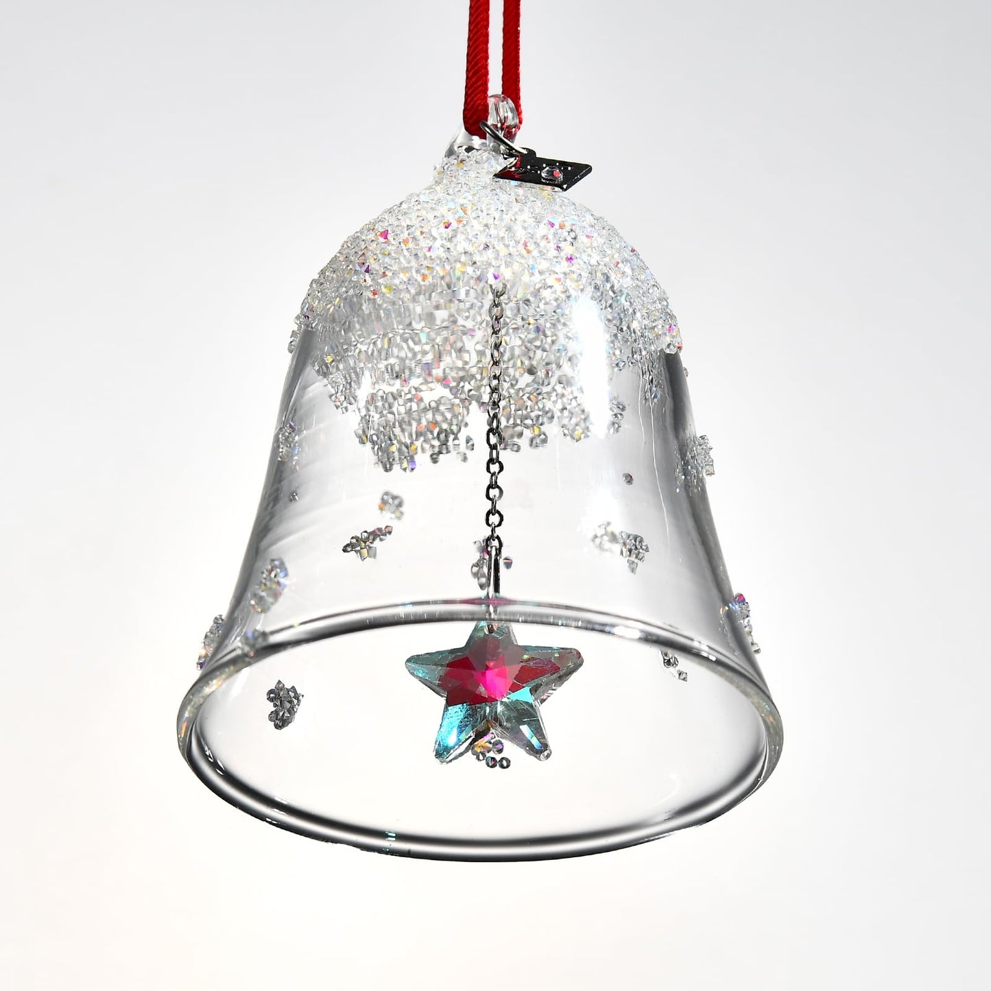 2025 Christmas Bell Ornaments, Annual Edition Bell Ornament,Christmas Tree Crystal Bell Ornament Wedding Anniversary Decoration