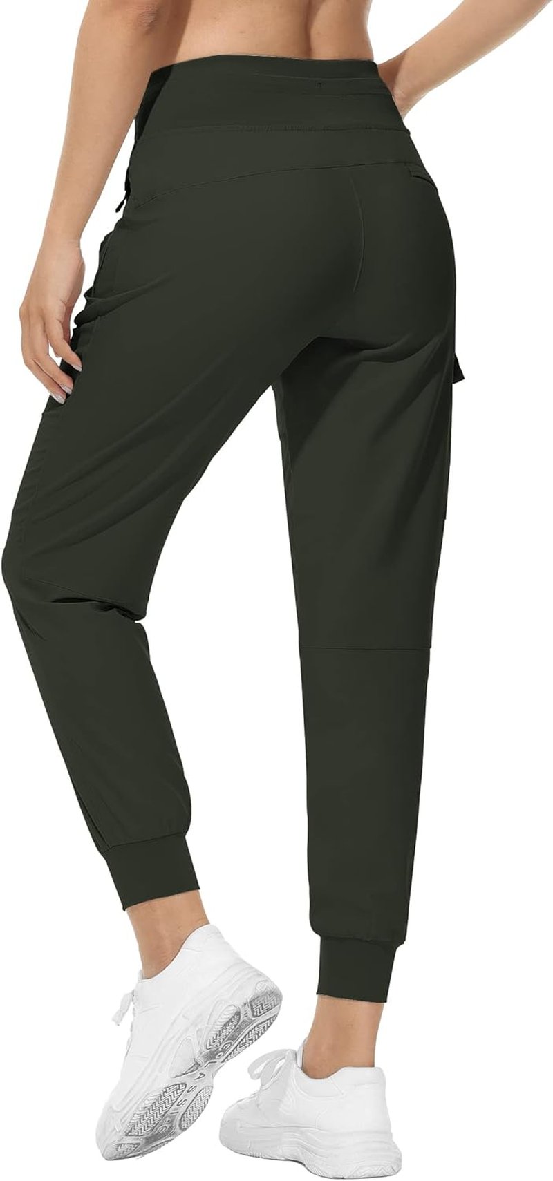Women's Hiking Pants - Lightweight Quick-Dry Joggers with Zipper Pockets | High Waist, UPF 50+