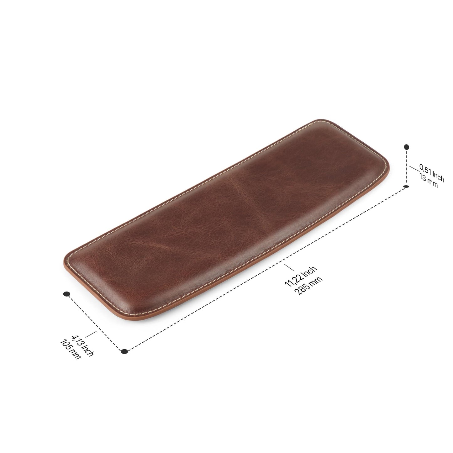 Londo Genuine Leather Keyboard Pad - Premium Ergonomic Support for Comfortable Typing at Work and Home