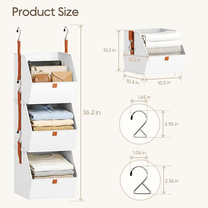 Collapsible Hanging Closet Organizer
