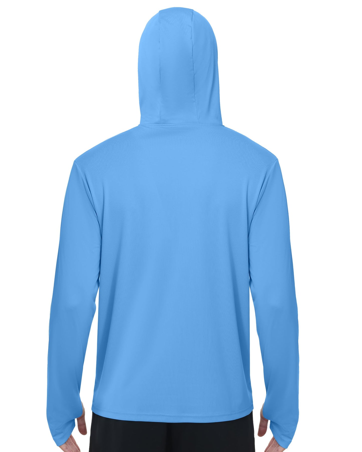 FISHEAL Men's Performance Fishing Hoodie Shirt - UPF 50+ UV Sun Protection Long Sleeve Shirts with Mesh Face Mask
