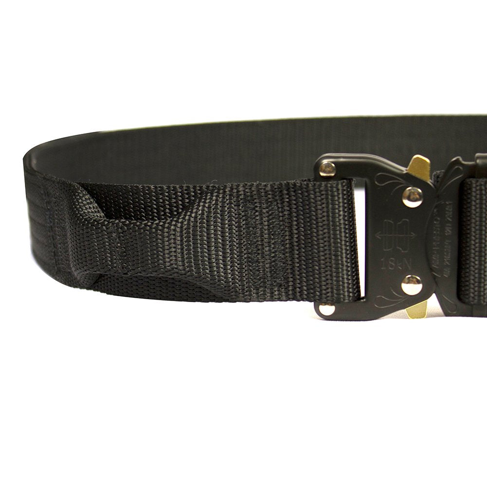 fusion tactical Military Police Riggers Belt Black Large 38-43"/1.75" Wide