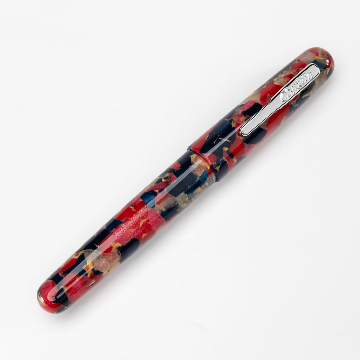 Conklin All American Fountain Pen Old Glory Special Edition – Medium Nib with Free 15ml Conklin Black Ink Bottle – Patriotic Luxury Writing Pen Gift for Collectors and Professionals