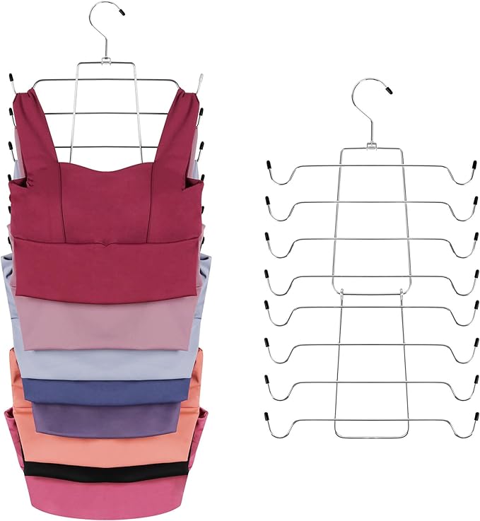 ZEDODIER 3 Pack Tank Top Hanger Space Saving, Bra Hangers