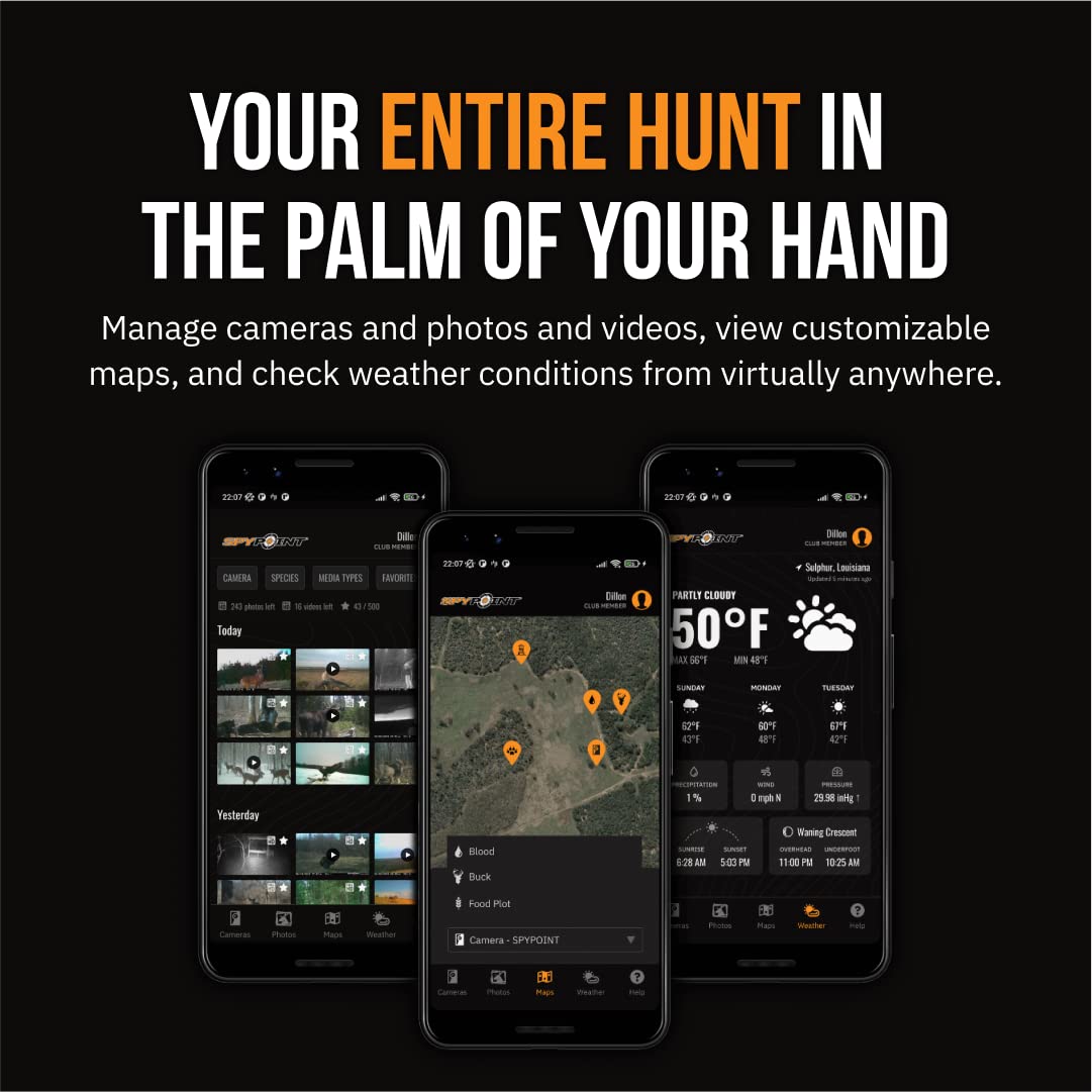 SPYPOINT Flex G-36 Camo - Outdoor Cellular Trail Camera,1080p Video with Sound, 36 Megapixels, 0.3S Trigger Speed, 100 Flash and Detection Range with Improved Battery Life