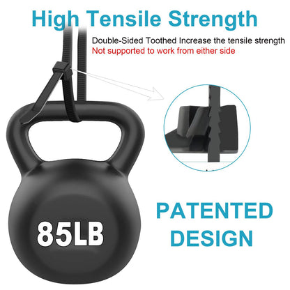 12 Inch Zip Ties Double Sided Toothed (Bulk 1000 Pack),85 LBS Tensile Strength Heavy Duty Cable Wire Ties With Self-Locking Adjustable More Durable Nylon Tie Wraps for Indoor Outdoor