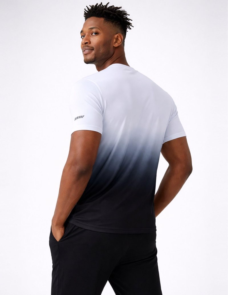 5 Pack Men’s Active Quick Dry Crew Neck T Shirts | Athletic Running Gym Workout Short Sleeve Tee Tops Bulk (Set 20, Large)