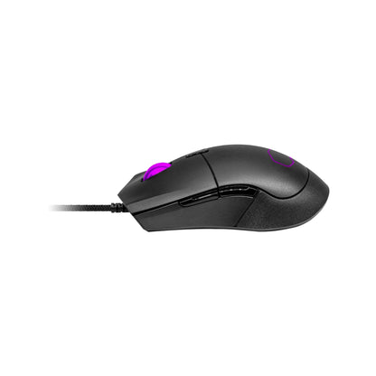 Cooler Master MM712 Wireless Gaming Mouse Black with Adjustable 19,000 DPI, 2.4GHz and Bluetooth , Ultraweave Cable, PTFE Feet, RGB Lighting and MasterPlus+ Software