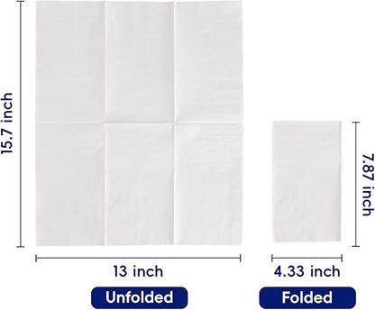 200 Pack Paper Napkins Disposable Guest Towels, Absorbent Paper Hand Towels