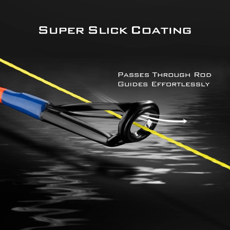 KastKing Superpower Braided Fishing Line, Yellow, 15 LB, 150 Yds