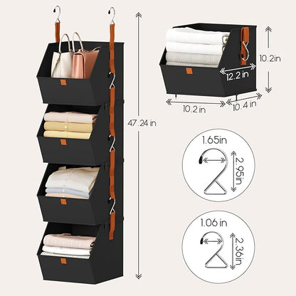 Hanging Closet Organizer 4 Tier