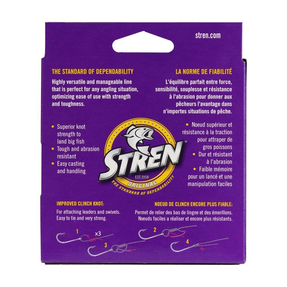 Stren Original®, Clear/Blue Fluorescent, 30lb | 13.6kg Monofilament Fishing Line, Suitable for Freshwater Environments