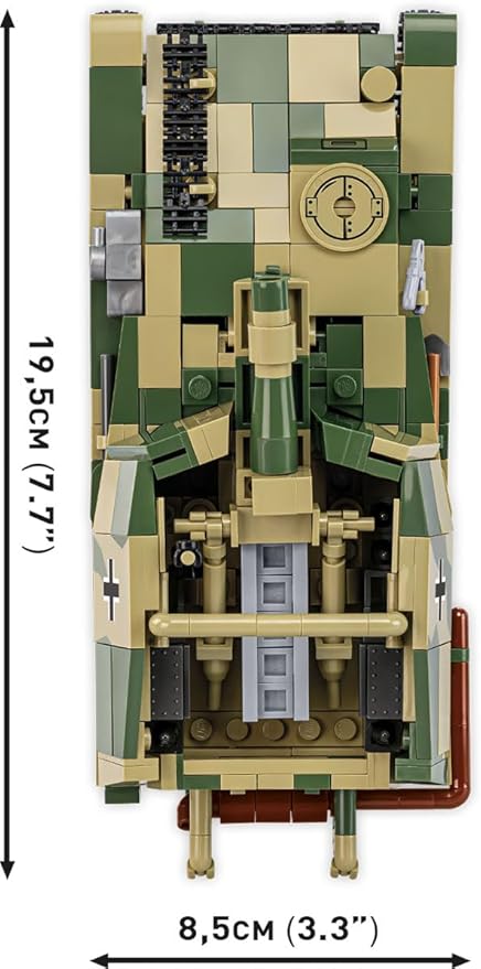 COBI Historical Collection WWII STURMPANZER 38(t) Grille Ausf. M Building Set 720 Pieces