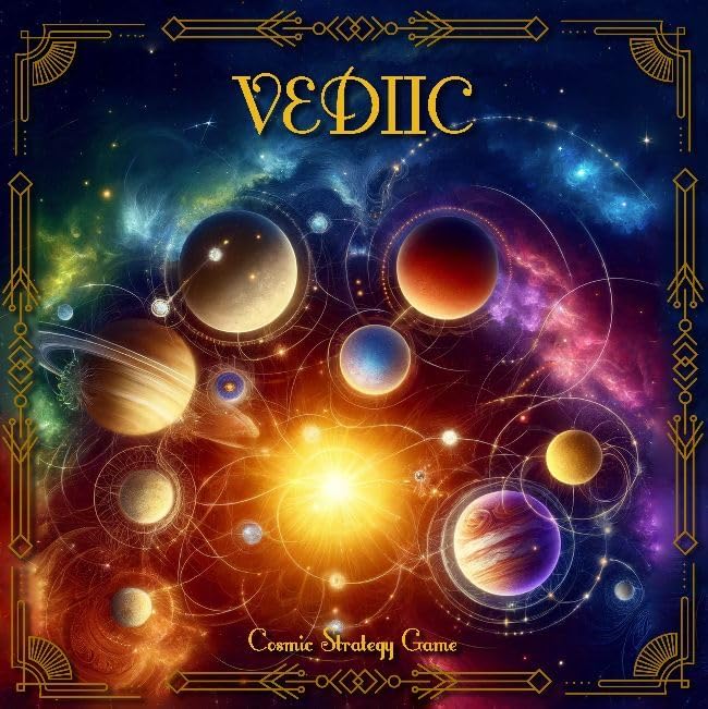 Vedic Board Game - Strategy Board Game for Adults Teens and Family. Embark on a Cosmic Adventure of Planetary Strategy 2 to 7 Players | Vediic