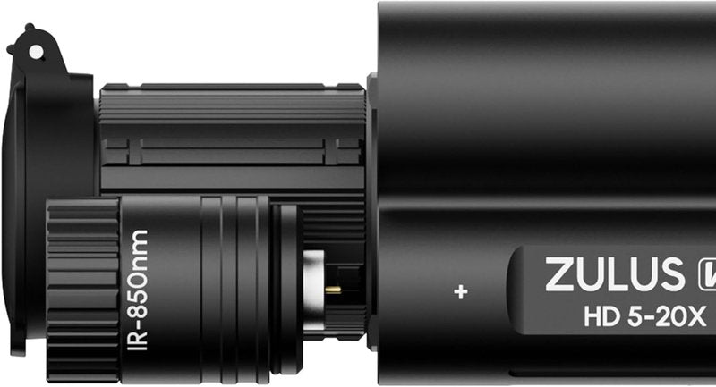 DNT Optics Zulus HD V2 Digital Day/Night Vision Scope - Infrared & Laser Rangefinder, Ballistic Calculator