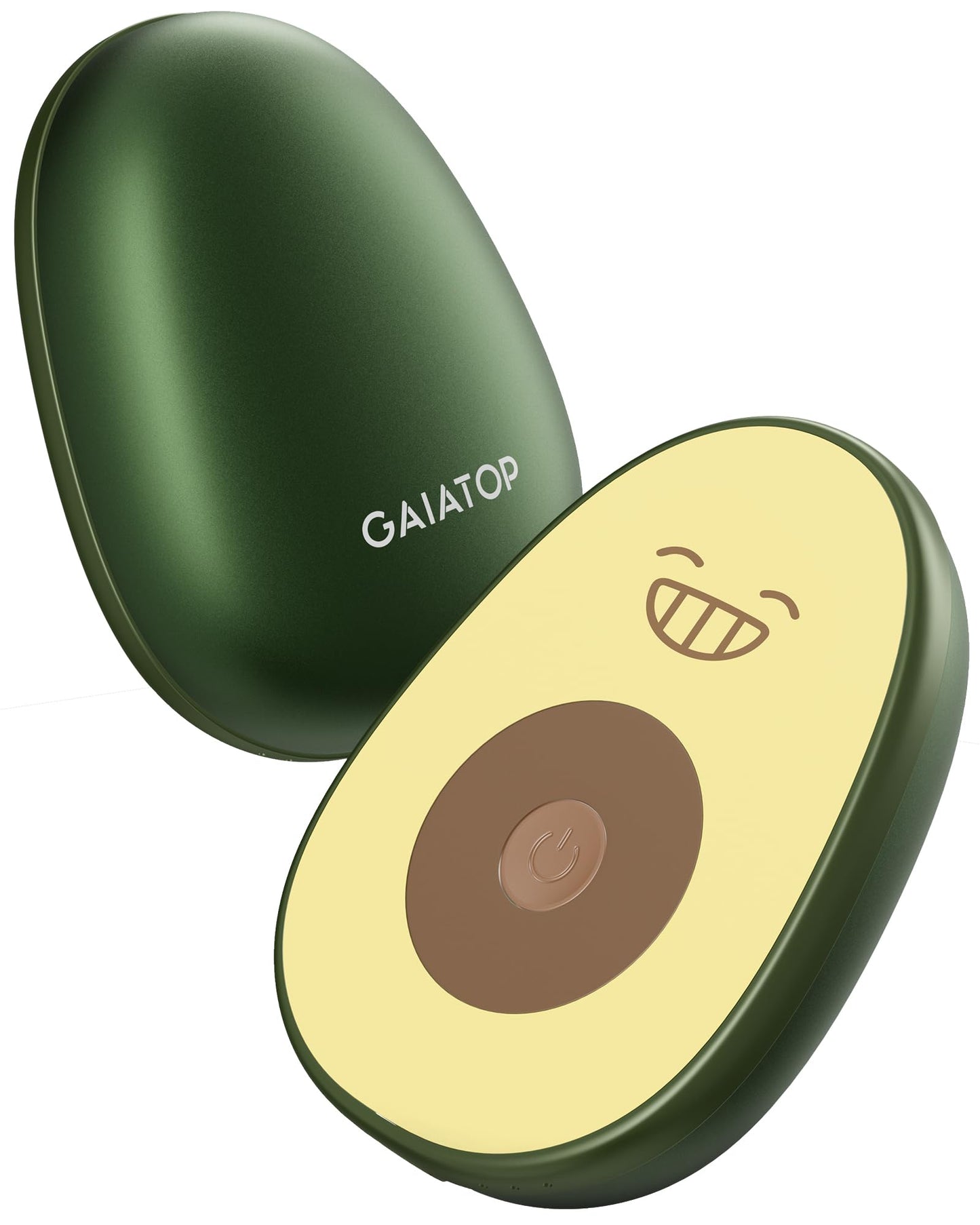 Gaiatop Hand Warmers Rechargeable 2 Pack, Magnetic 3 Settings Fast Heating Avocados Shape, Electric Portable Pocket Heater, Reusable Hot Hands Gifts for Women Men Outdoor Camping Hunting Golf