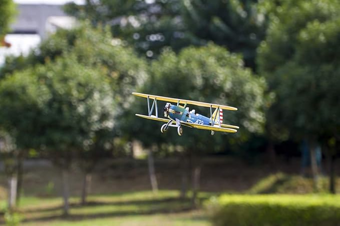 4CH Micro 450mm RC Foamy Indoor Outdoor Biplane Stearman PT-17 Kaydet (E2505-157E)