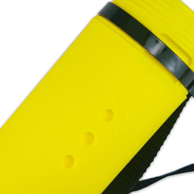 BOWSOUL Arrow Tube Case Adjustable and Extendable Archery Arrow Holder Archery Quivers for Hunting, Target Shooting-Protective EVA Foam Arrow Insert Included (Yellow Tube with Insert)