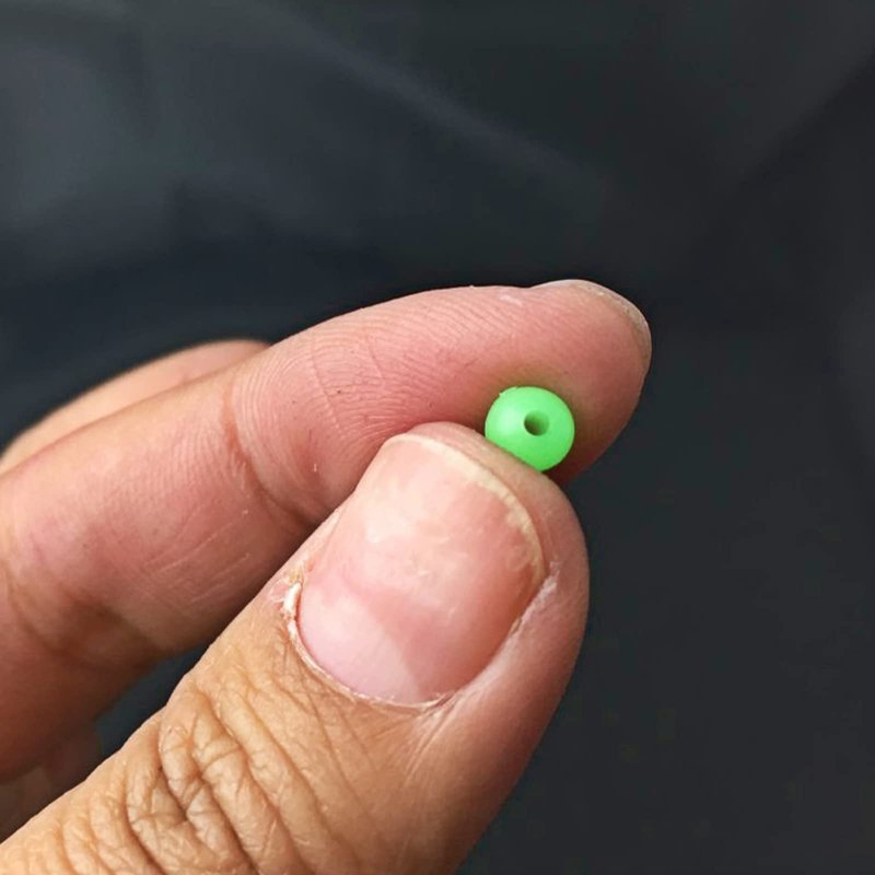 Fishing Beads 6mm Glow in The Dark Beads Catfish rig Brads Super Bait Cut Plug Fishing Accessories Saltwater