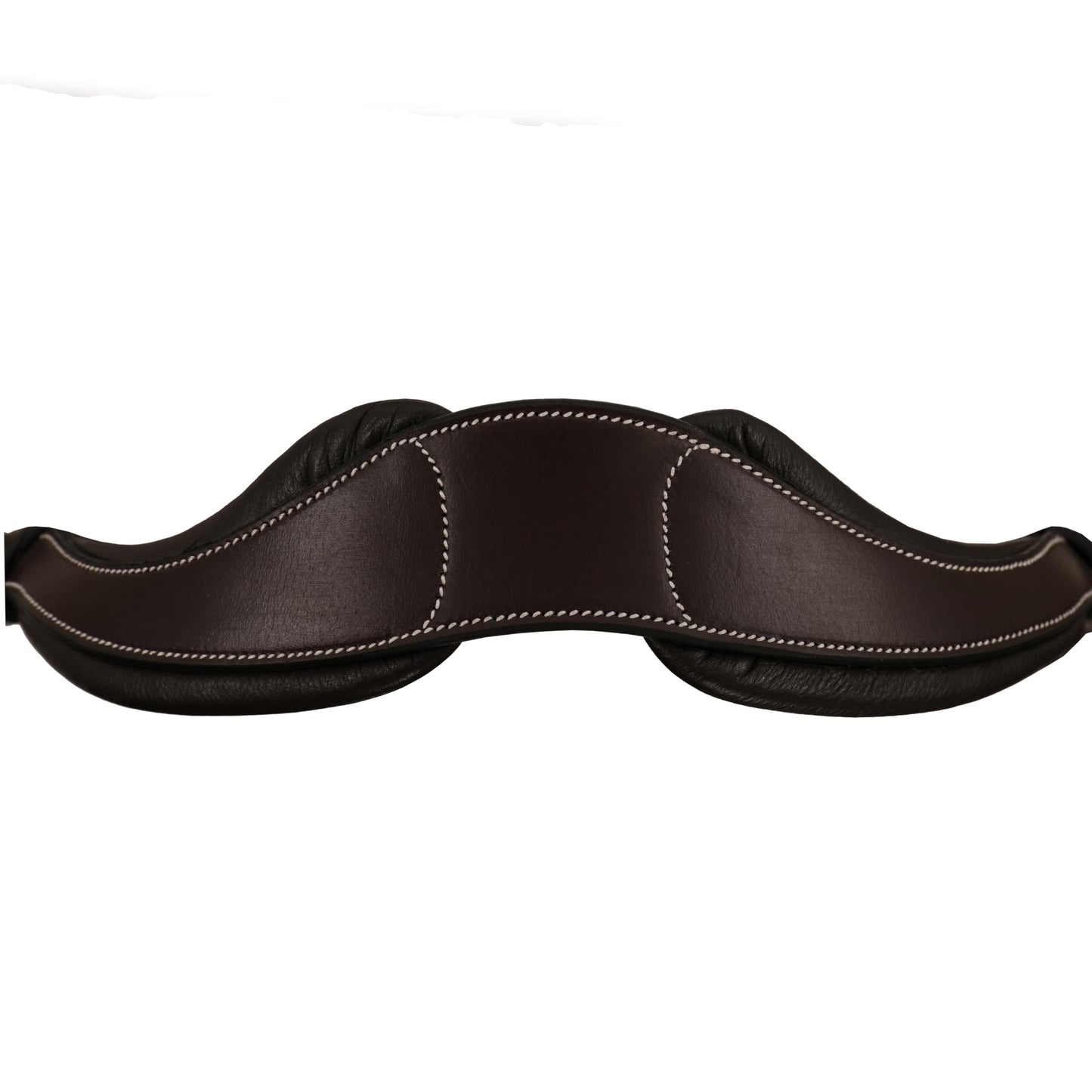 ExionPro Exion Anti-Pressure Anatomic English Jumping Leather Horse Padded Bridle with Reins- Havana Brown, Full Size