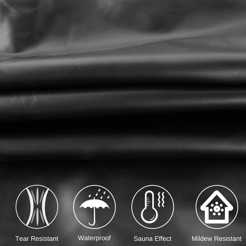 Weight Loss Sauna Suit - Heavy Duty Full-Zip Fitness Sweat Suit for Men & Women | Anti-Rip, Hooded Design