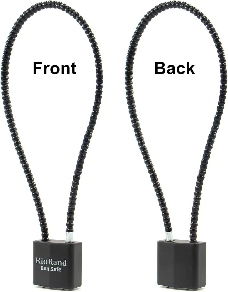 Keyed Alike Cable Gun Lock - 8.5" & 15" Safety Lock for Pistols, Rifles & Shotguns | Secure Home Firearm Storage