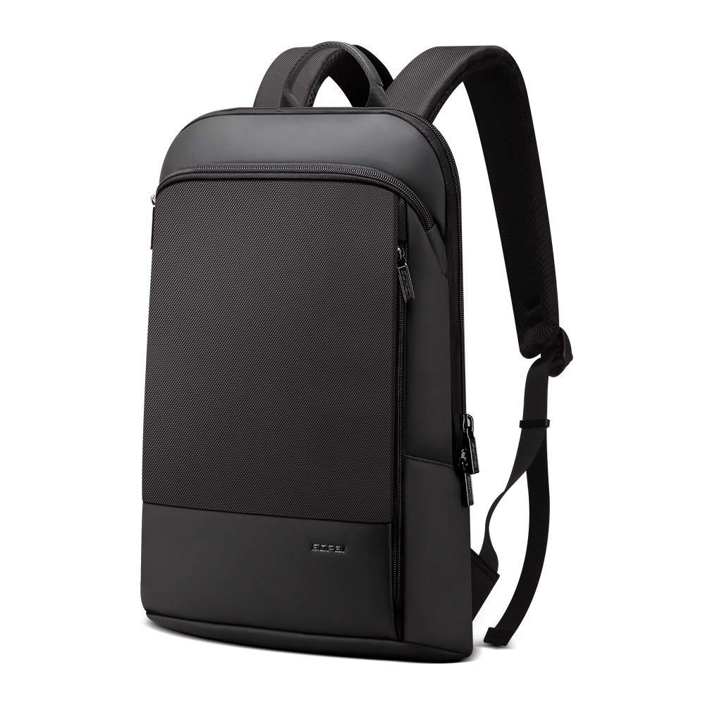 BOPai 15 inch Super Slim Laptop Backpack Men Anti Theft Waterproof Backpack Light Smart Business Computer Backpack Casual Daypack Black