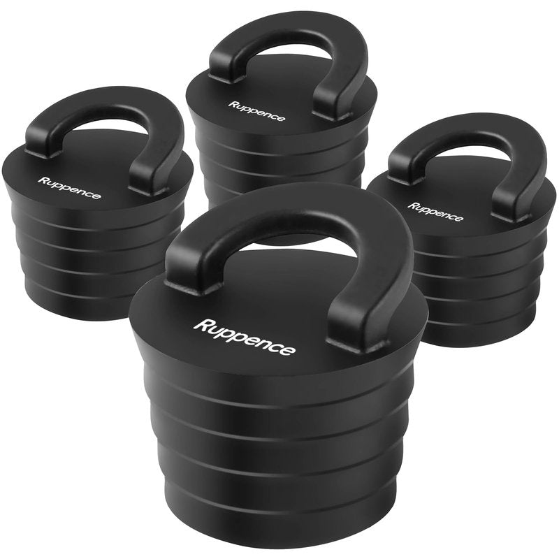 1-1/2" Kayak Scupper Plugs, Push-in Boat Drain Kayak Plugs for Sit on Top with Ring Pull Design, Watertight Livewell & Bilge Stoppers for Marine Drain Holes, Canoes & Small Watercraft (4Pack)