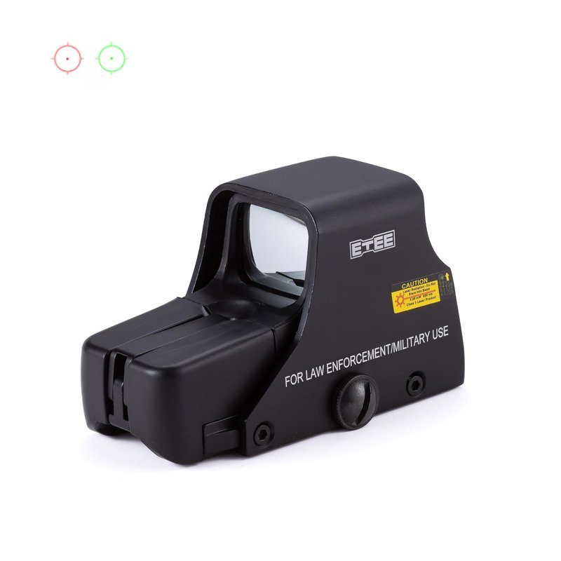 ETEE Optical Metal 551 Red and Green Holographic Red Dot Sight 20mm Track Mount