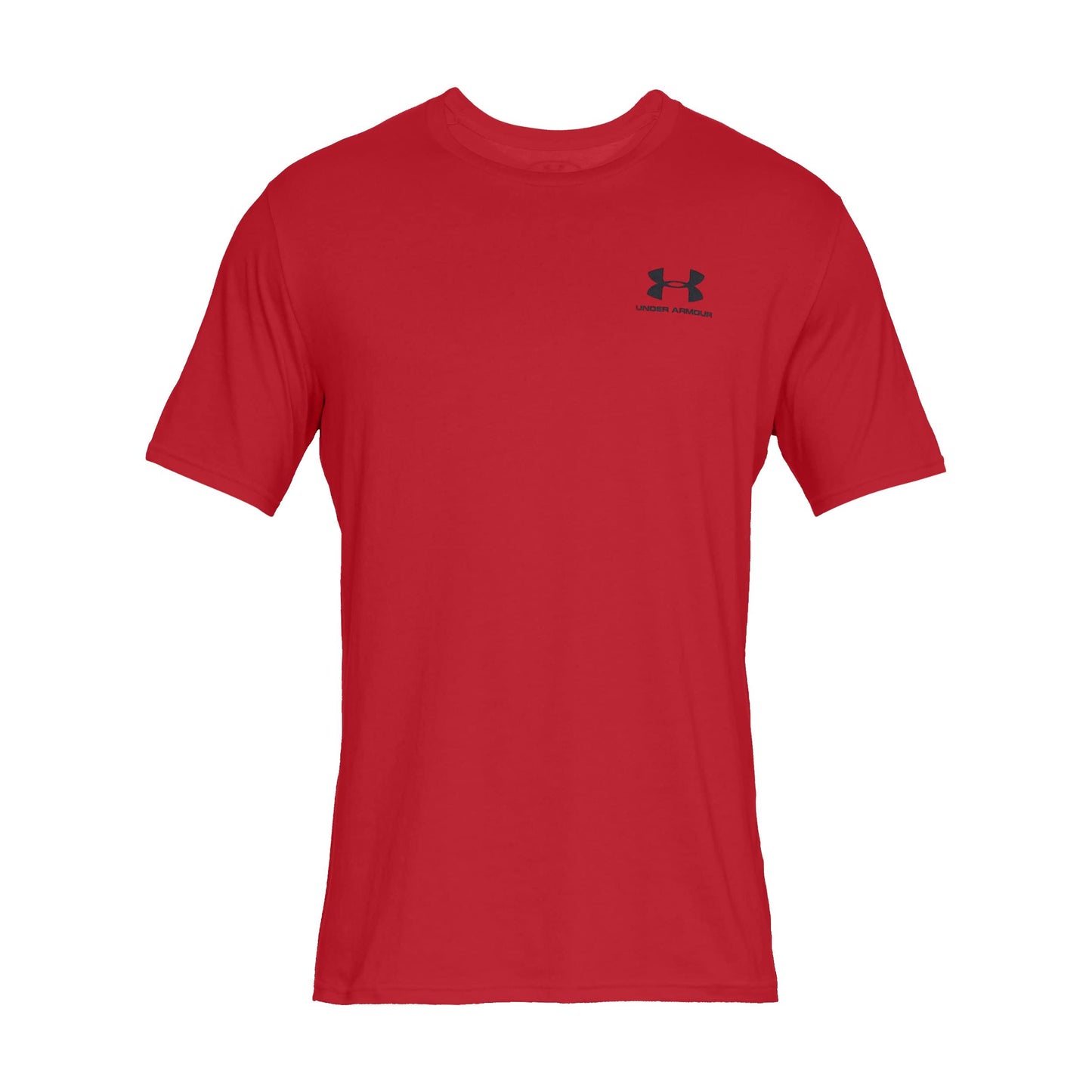 Under Armour Men's UA Sportstyle Left Chest Short Sleeve Shirt LG Red