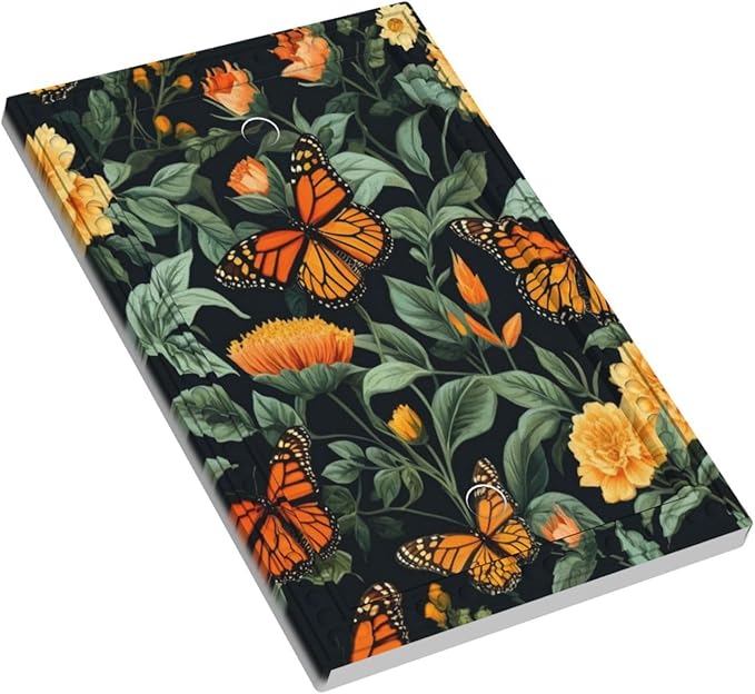 Butterflies Flower Garden Light Switch Covers No Device Wall Plate 1 Gang Decorative Blank Switchplate Electrical Faceplate for Country Living Bedroom Decor