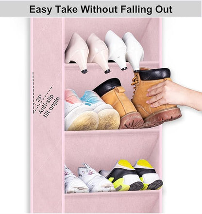 SLEEPING LAMB Over The Door Shoe Organizer