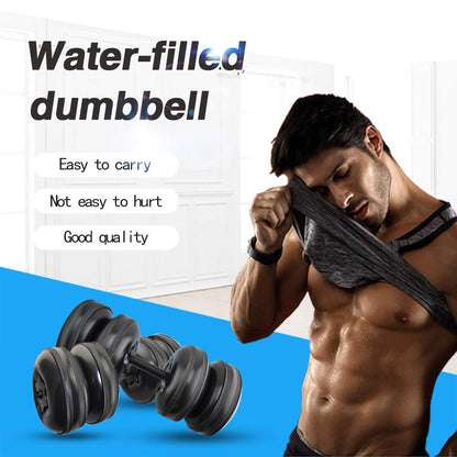 Water Filled Dumbbells Set - Water Filled Weights - Portable Travel Weights - Weights Adjustable Dumbbells - Portable Fitness Equipment - Strength Training - Fitness and Shaping