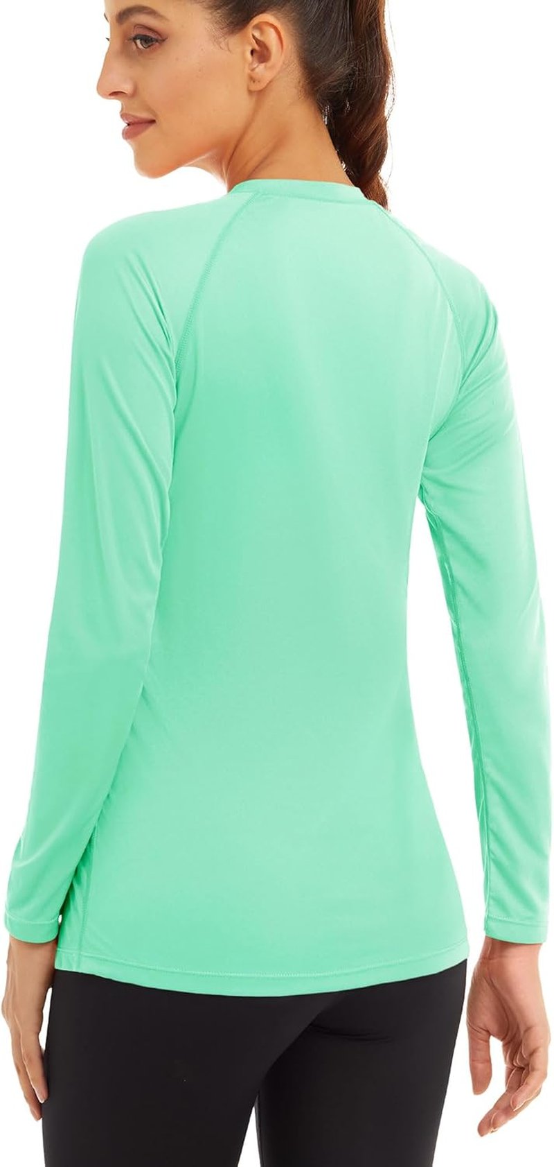 Women's Long Sleeve Sun Protection Shirt - UPF 50+ Hiking & Fishing Rash Guard | Lightweight & Quick-Dry