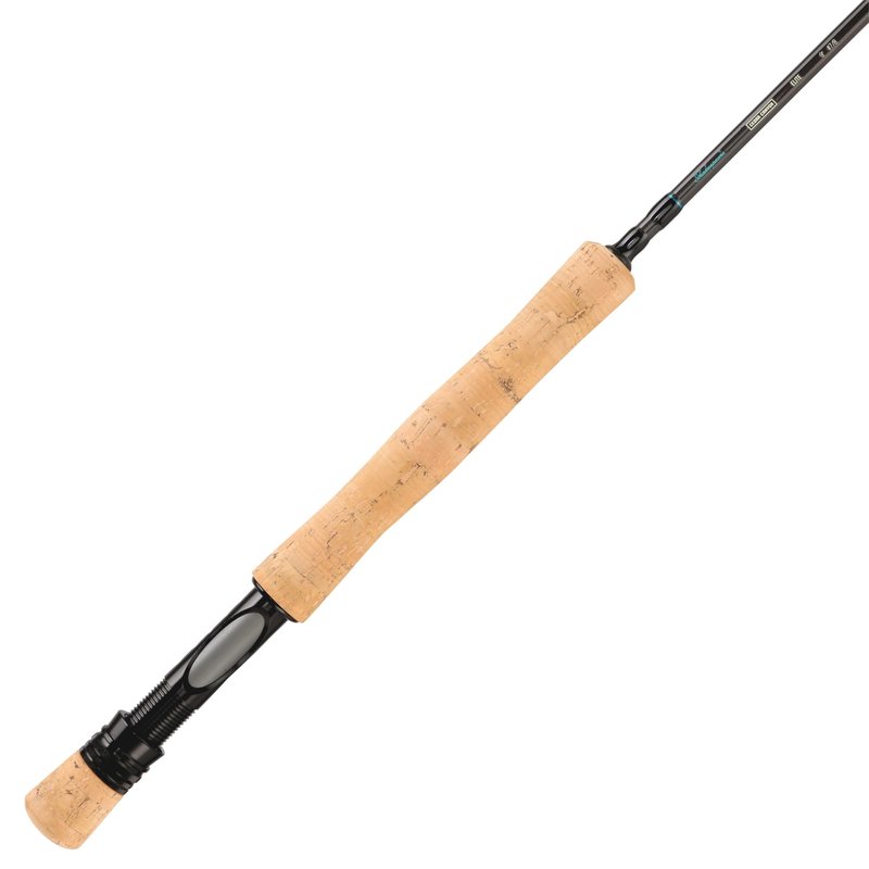 Shakespeare 9' Cedar Canyon Elite Fly Fishing Rod, 7/8 wt Line Rating, Medium Fast Action for Precision and Finesse Casting, 4-Piece Carbon Fiber Construction, Comfortable Cork Handle