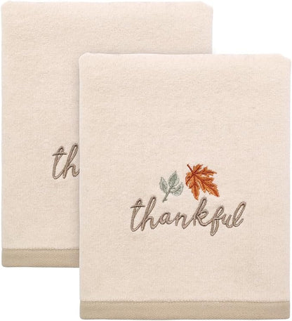 Avanti Linens - Hand Towels, Soft & Absorbent Cotton, Fall Home Decor