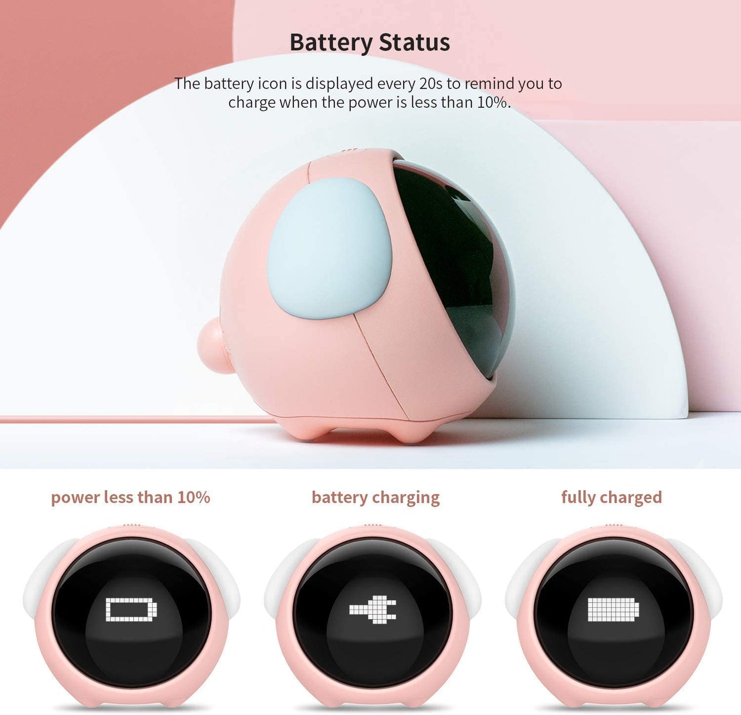 MikoDream Kids Alarm Clock, Dual Alarm Setting, Adjustable Brightness Night Light, Voice-Activated,Temperature Detection, Wake-up Alarm Clock, Toy and Gift for Toddler, Children, Students, Boys&Girls