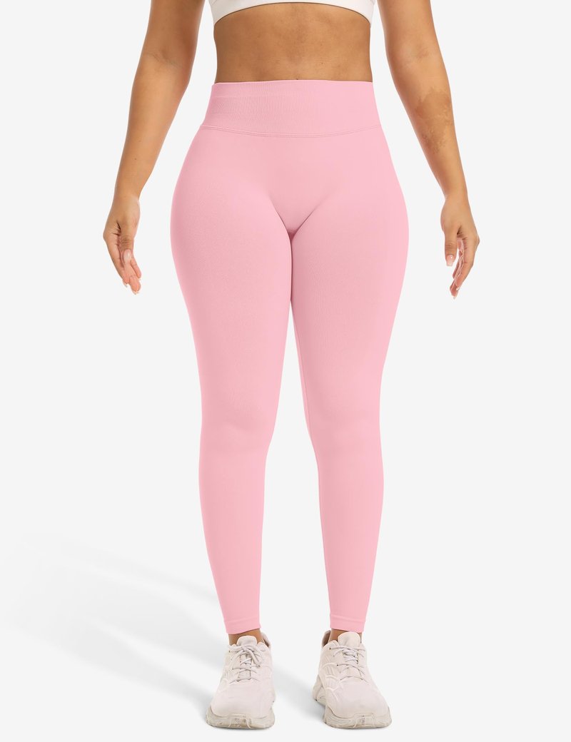 Ieumaz Scrunch Butt Lifting Leggings for Women Gym Seamless Workout Leggings Mid Low Waist Tummy Control Yoga Pants