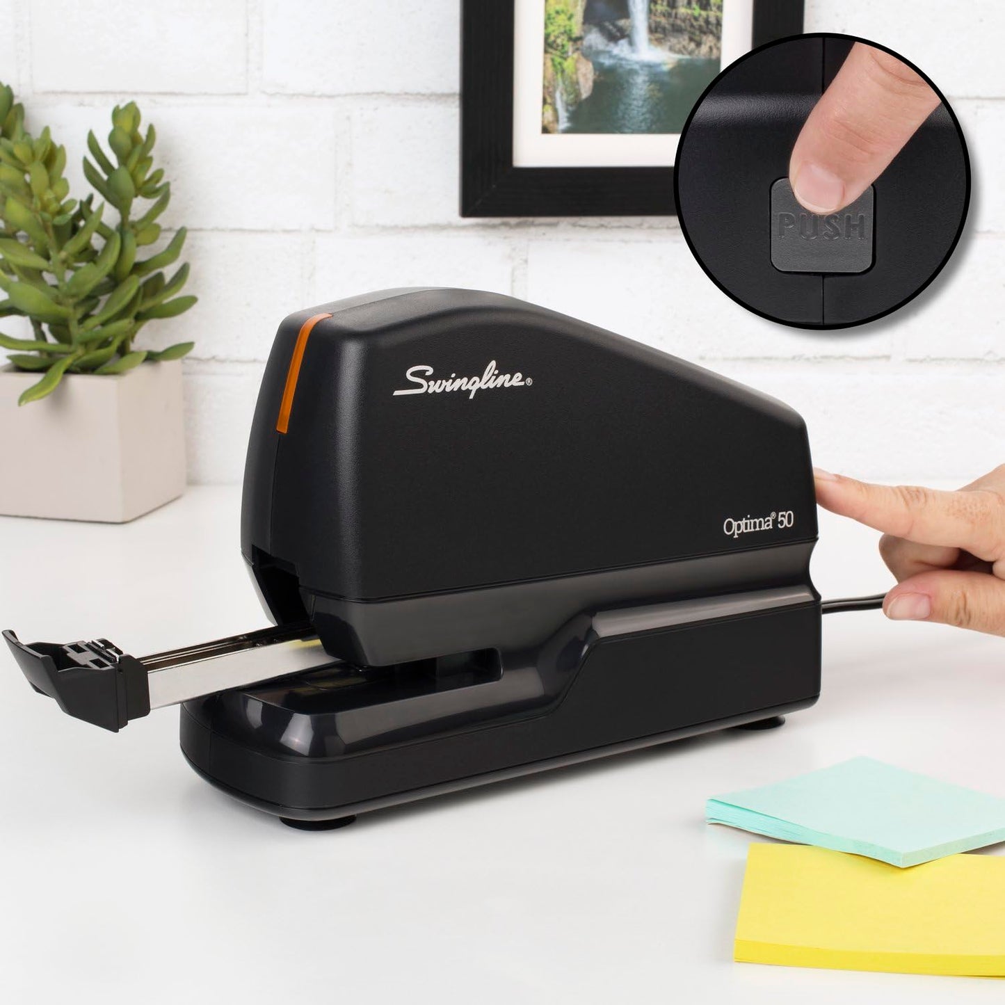 Swingline Electric Stapler Value Pack, 50 Sheet Capacity, includes Optima 50 Stapler, 5000 Staples and Staple Remover (48209)