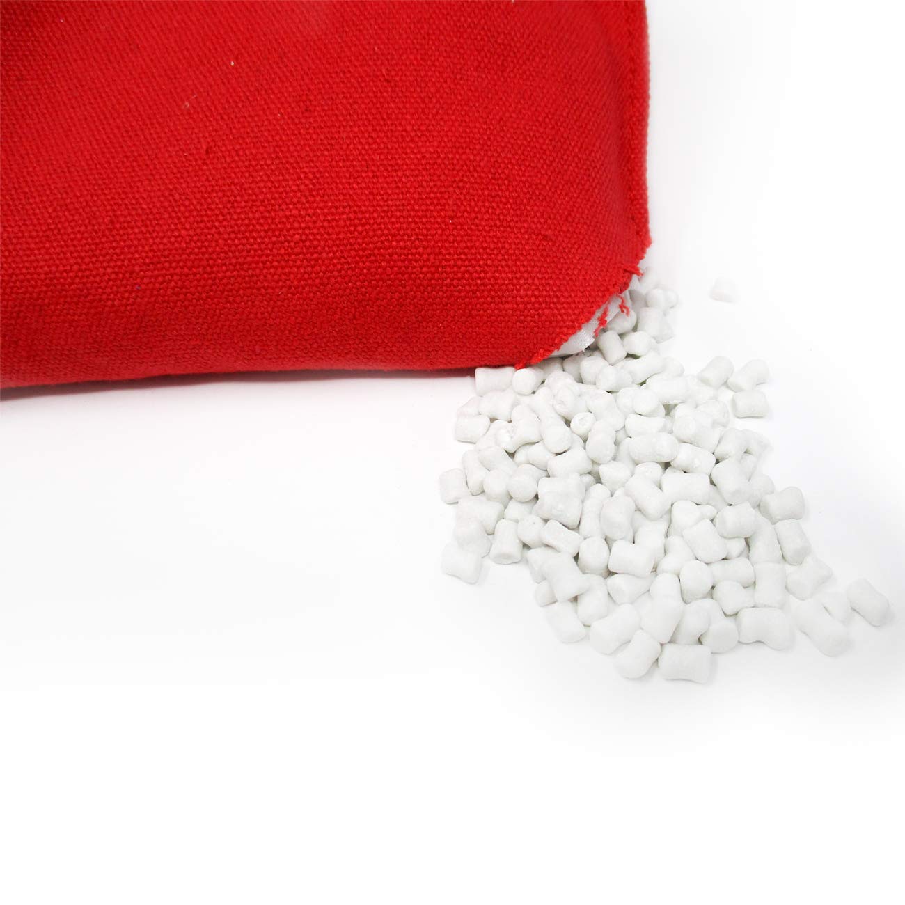 Trademark Innovations 6" x 6" Regulation Cornhole Bean Bags (Set of 8, Red and Blue)