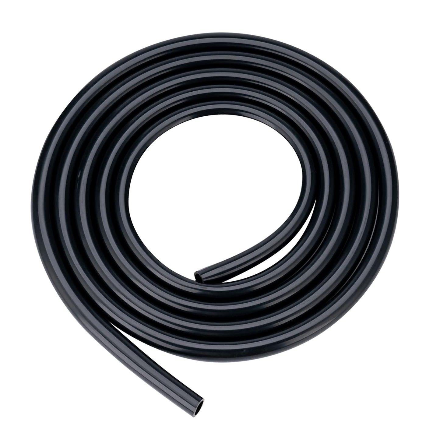 Eastrans 3/8" ID Silicone Tubing, Food Grade 3/8" ID x 1/2" OD Flexible Pure Silicone Hoses High Temp for Home Brewing,5 Feet Length,Black