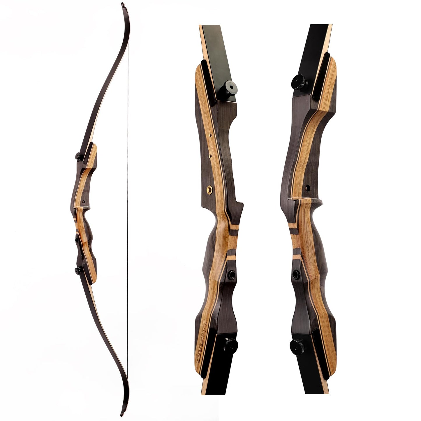 LWANO Archery Takedown Recurve Bow 62", Right Handed, 25-50 Lbs
