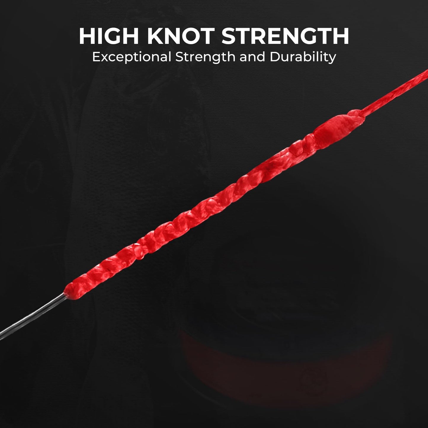 KastKing Superpower ColorShield Braided Fishing Line, Red,40LB,300Yards,X8