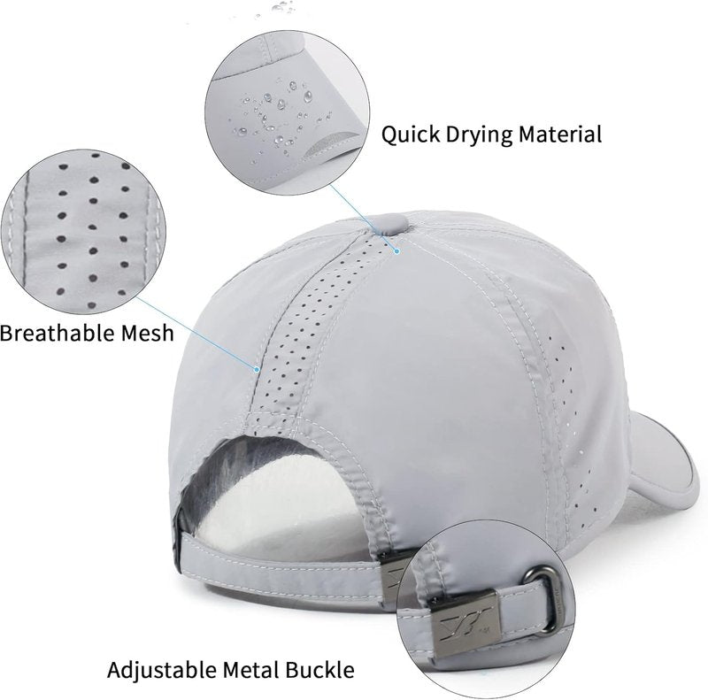 Outdoor Running Hat - Sun Protection Mesh Cap for Men & Women | Quick Dry & Lightweight