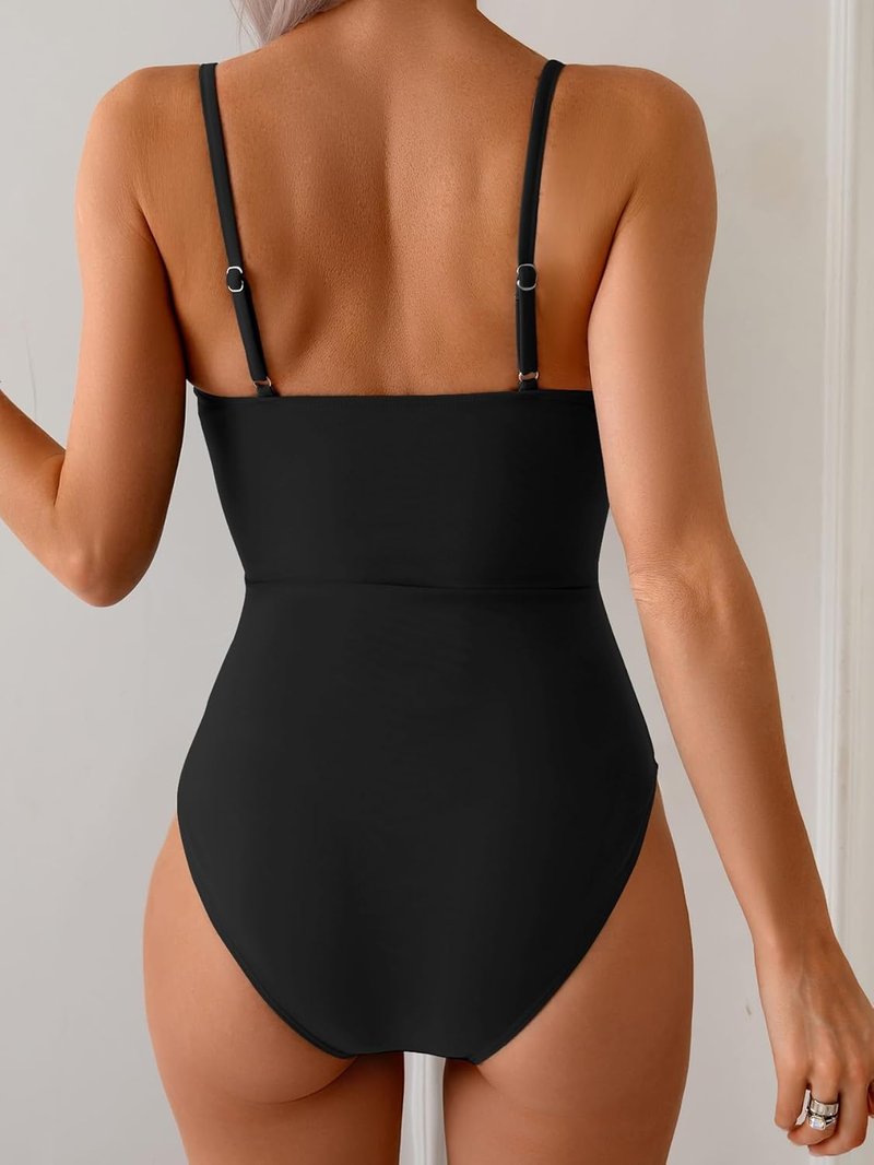 Eomenie Women's Cutout One-Piece Swimsuit - Sexy Monokini Bathing Suit for Beach Vacation