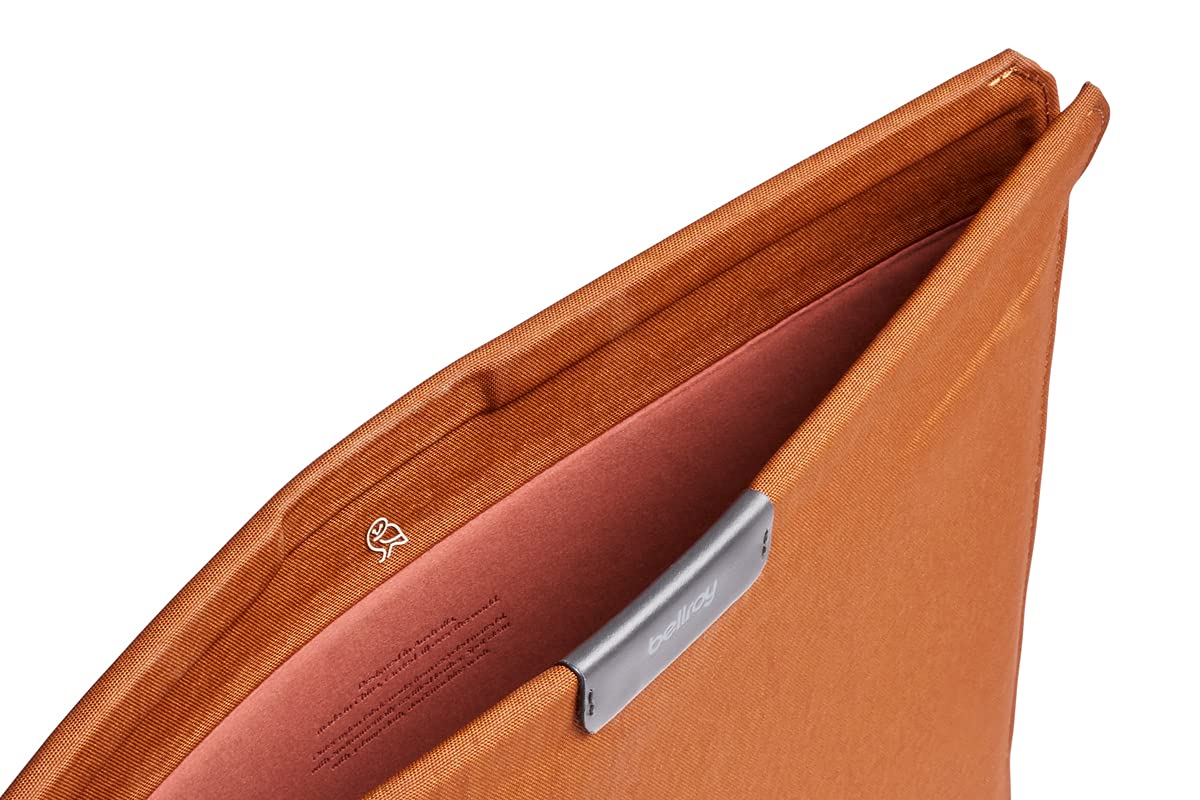 Bellroy Laptop Sleeve (Fits 16 Inch Laptop or MacBook, Slim Protective Case with Magnetic Closure) - Bronze