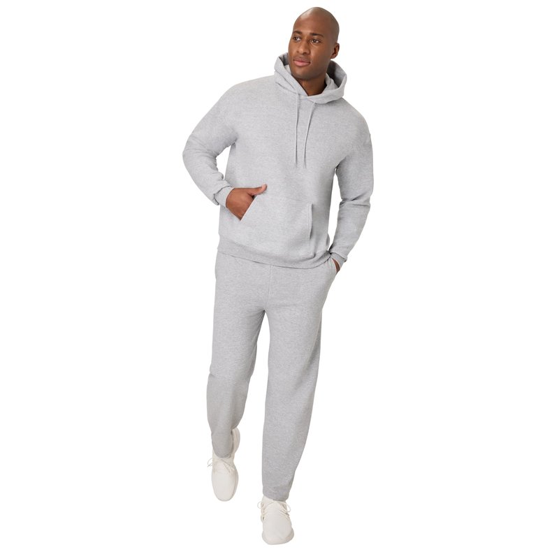 Hanes Mens Ecosmart Open Bottom Sweatpants, Midweight Fleece Open-hem For, Light Steel, 3X-Large US