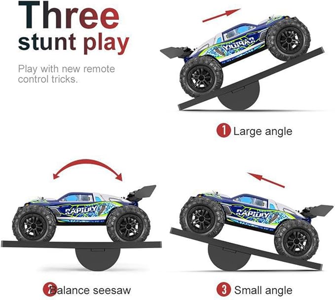 RC Car Jump Ramp Slope Takeoff Board RC Stunt Playset for 1/10 1/12 1/14 1/16 Short-Course Truck/Monster Truck/Drifting RC Car