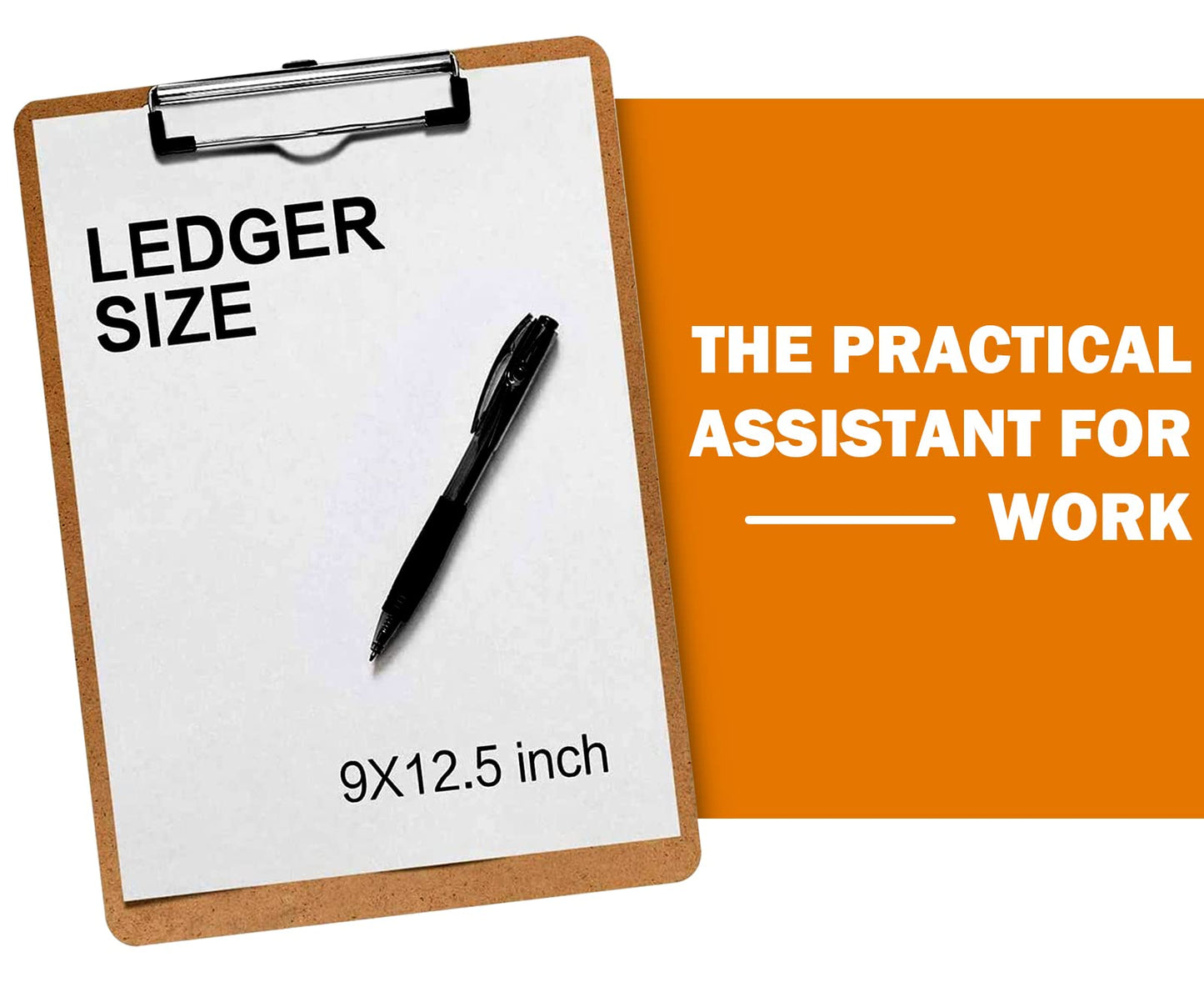 Clipboards, HERKKA 32 Pack Hardboard Office Clipboards Low Profile Clip Standard A4 Letter Size, ECO Friendly